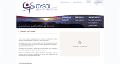 Desktop Screenshot of cysol.net